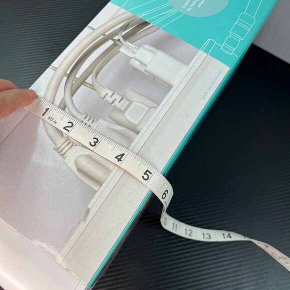 NEW UTWire In-Box Cable Organizer Box White Surge Protector Cables Power Strip - Picture 9 of 10